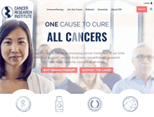 Tablet Screenshot of cancerresearch.org
